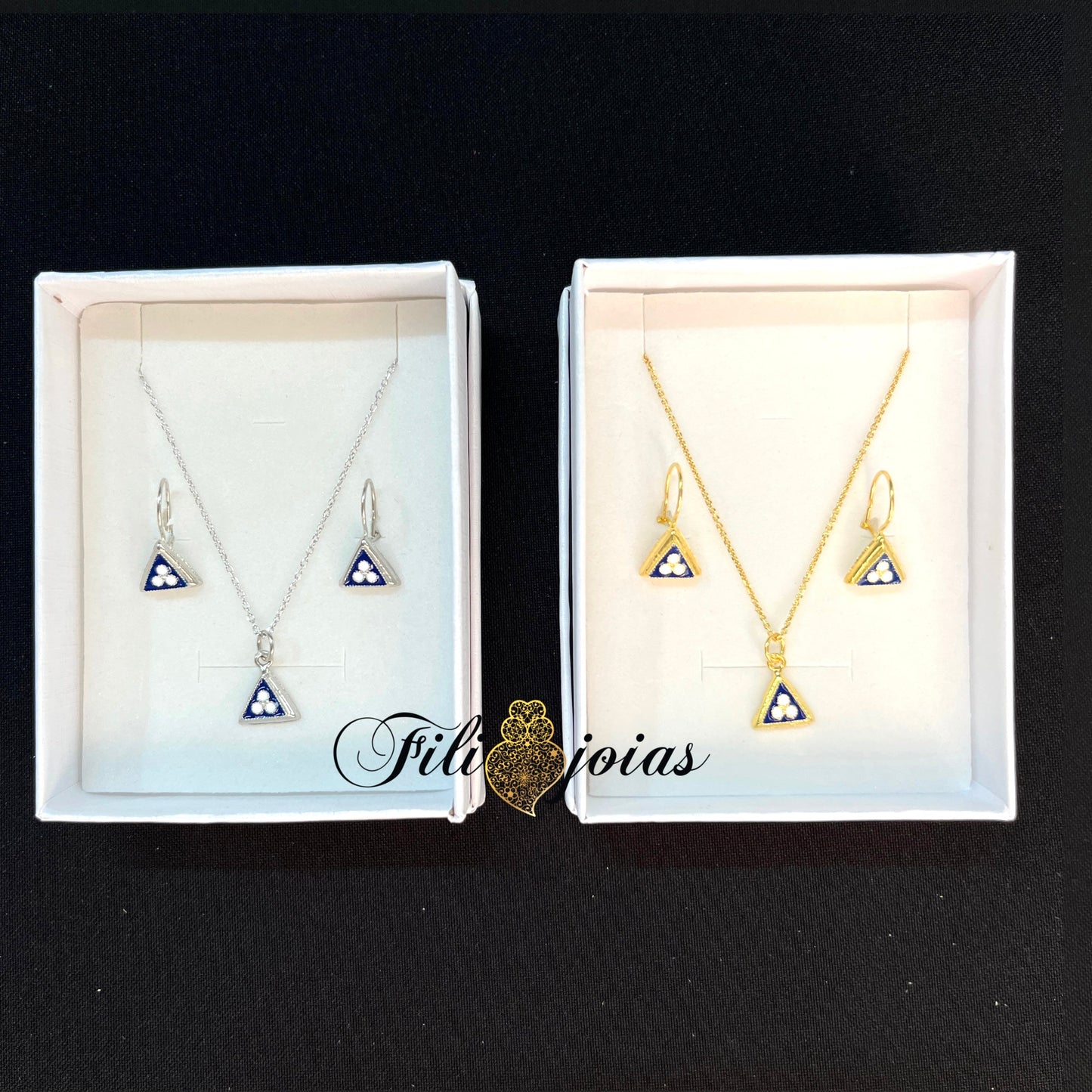 Conjunto Triângulo de Esmalte (Tamanho S)