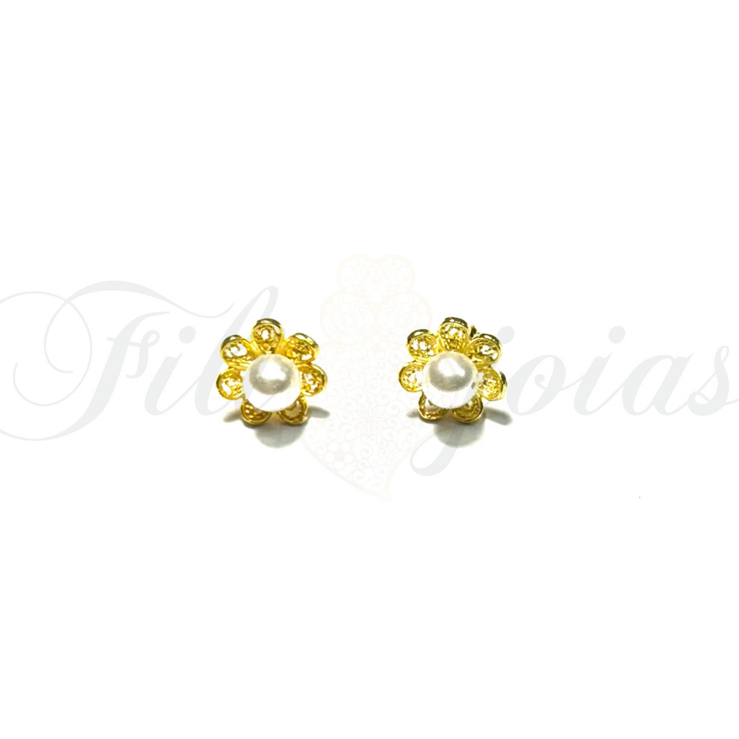 Brinco Flor de Pérola