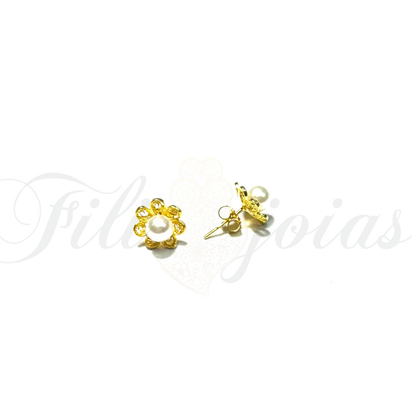 Brinco Flor de Pérola