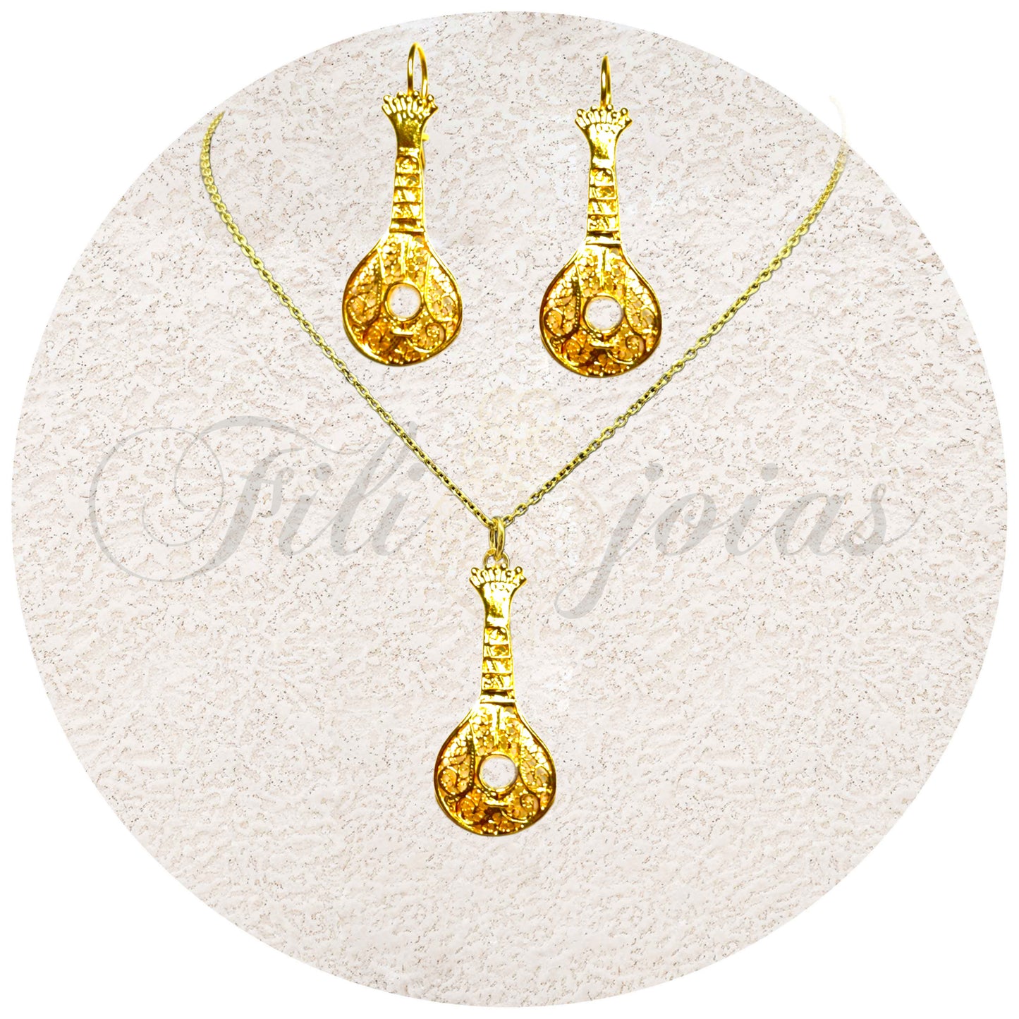 Conjunto Guitarra Portuguesa (Tamanho Médio)