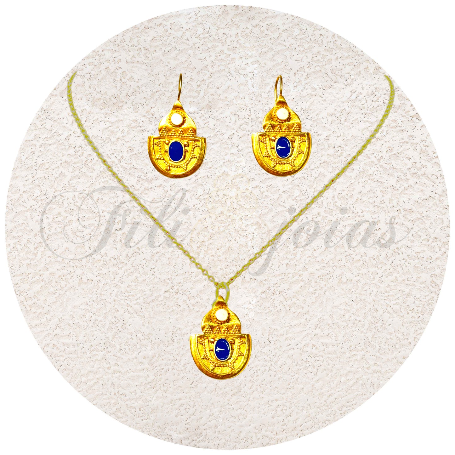 Conjunto Olho Azul