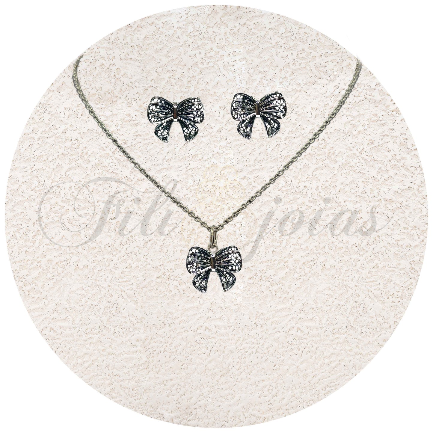 Conjunto Laço de Filigrana