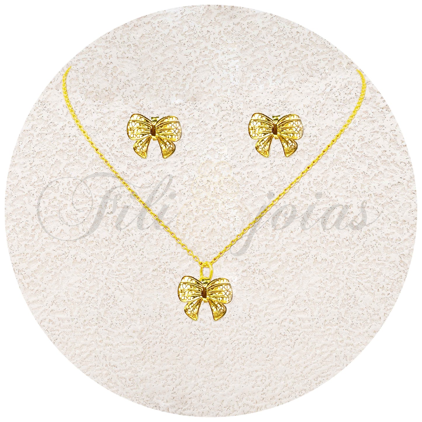 Conjunto Laço de Filigrana