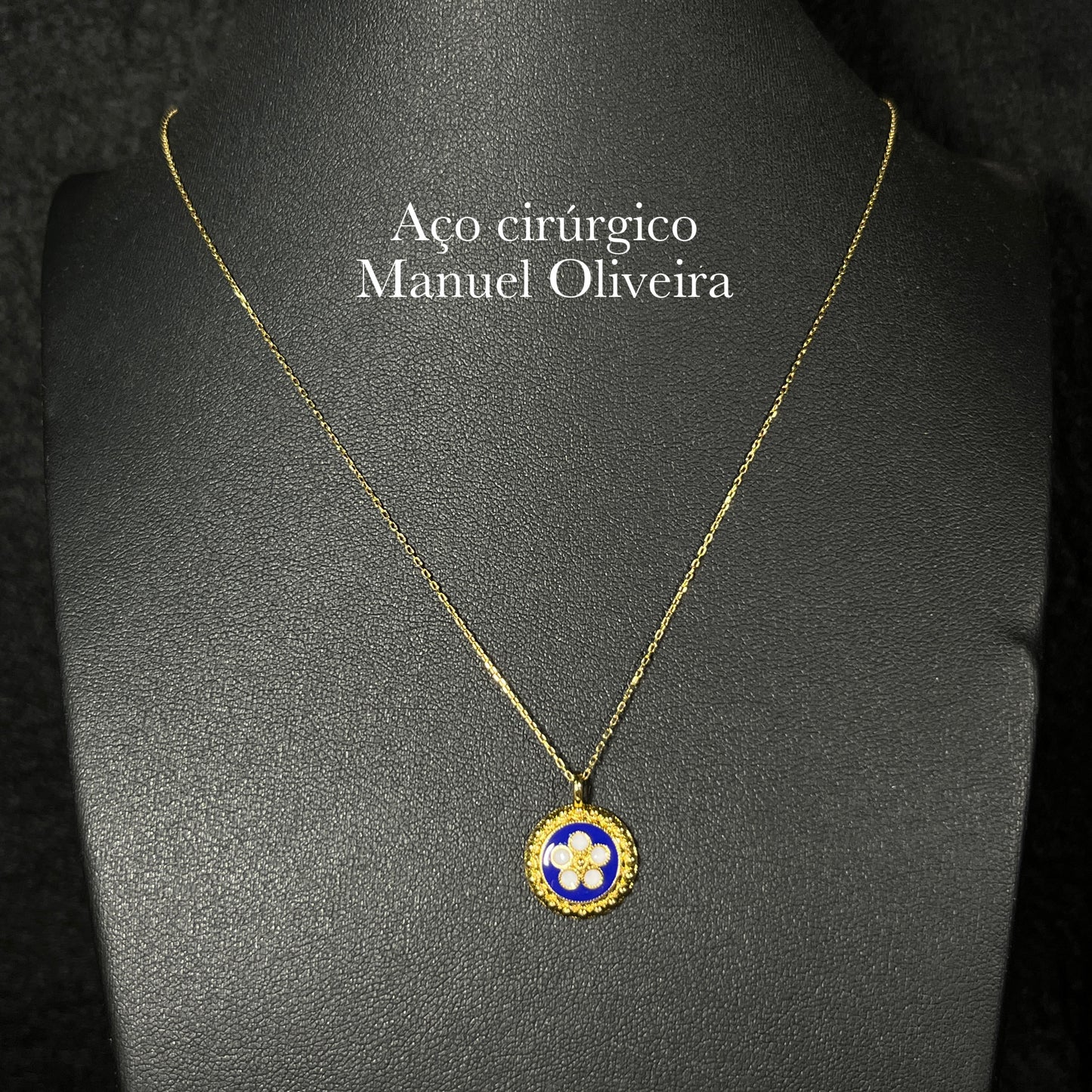 •Conjunto Rosinha de Portugal Aço Cirúrgico Hipoalergênico