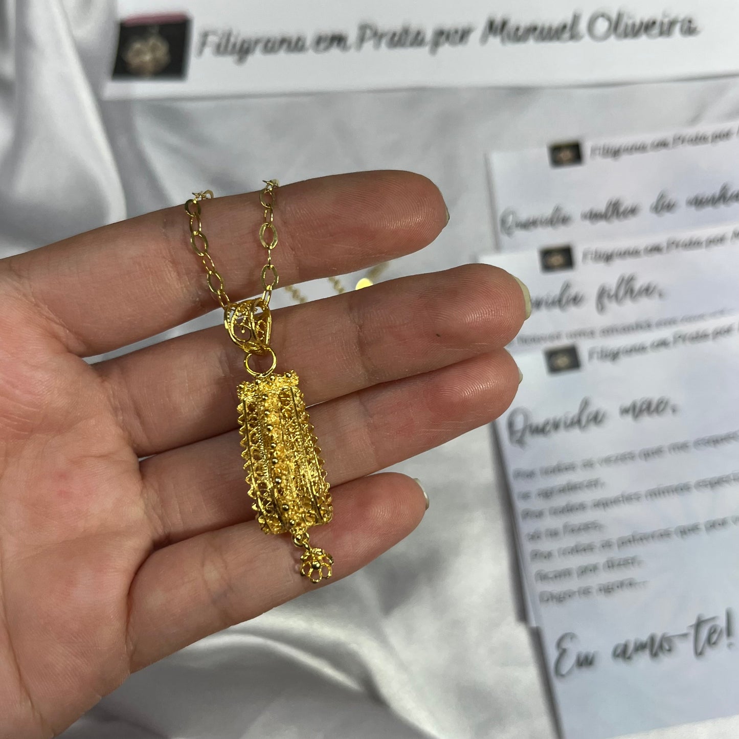 Medalha Pinga Flor