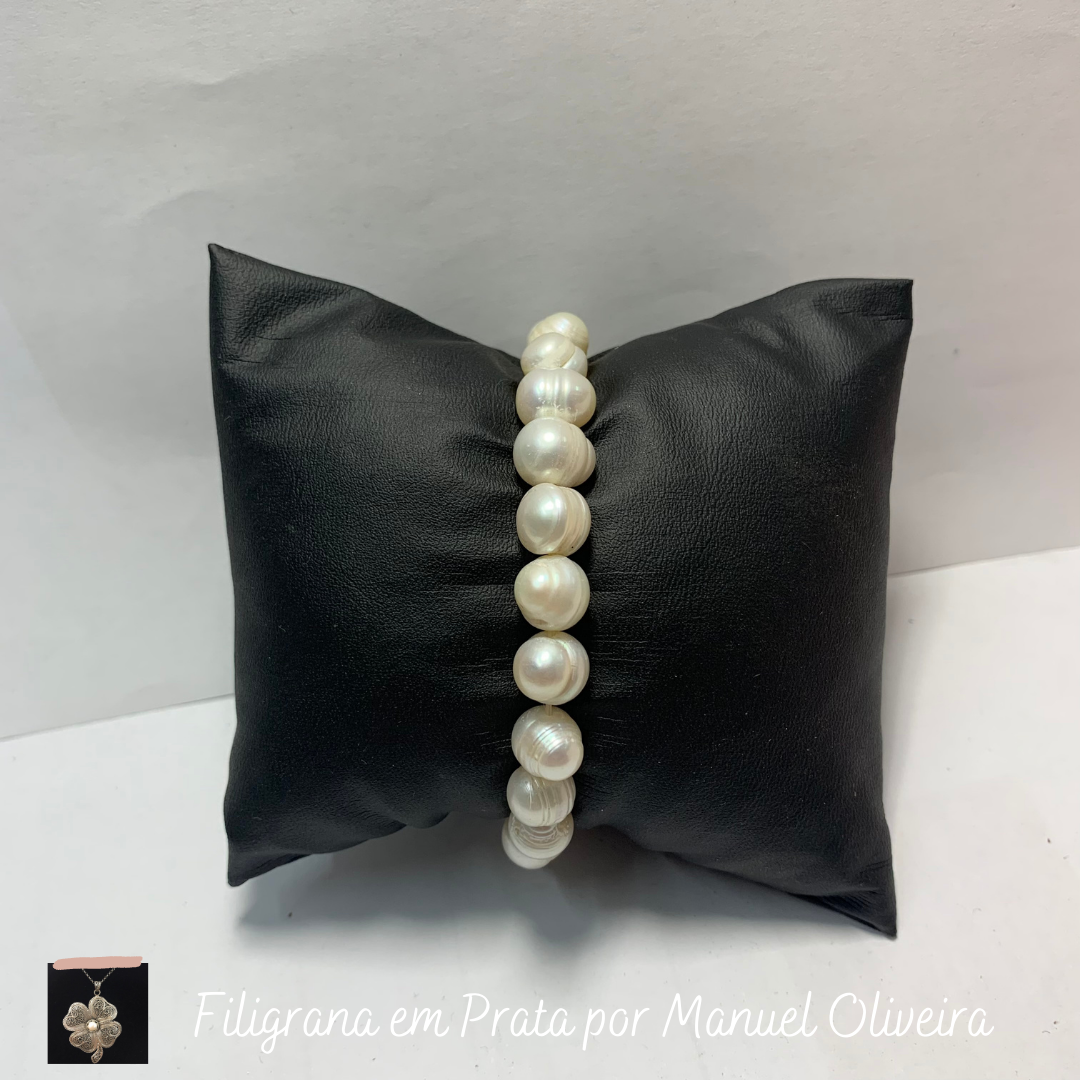 Pulseira de Pérolas Naturais