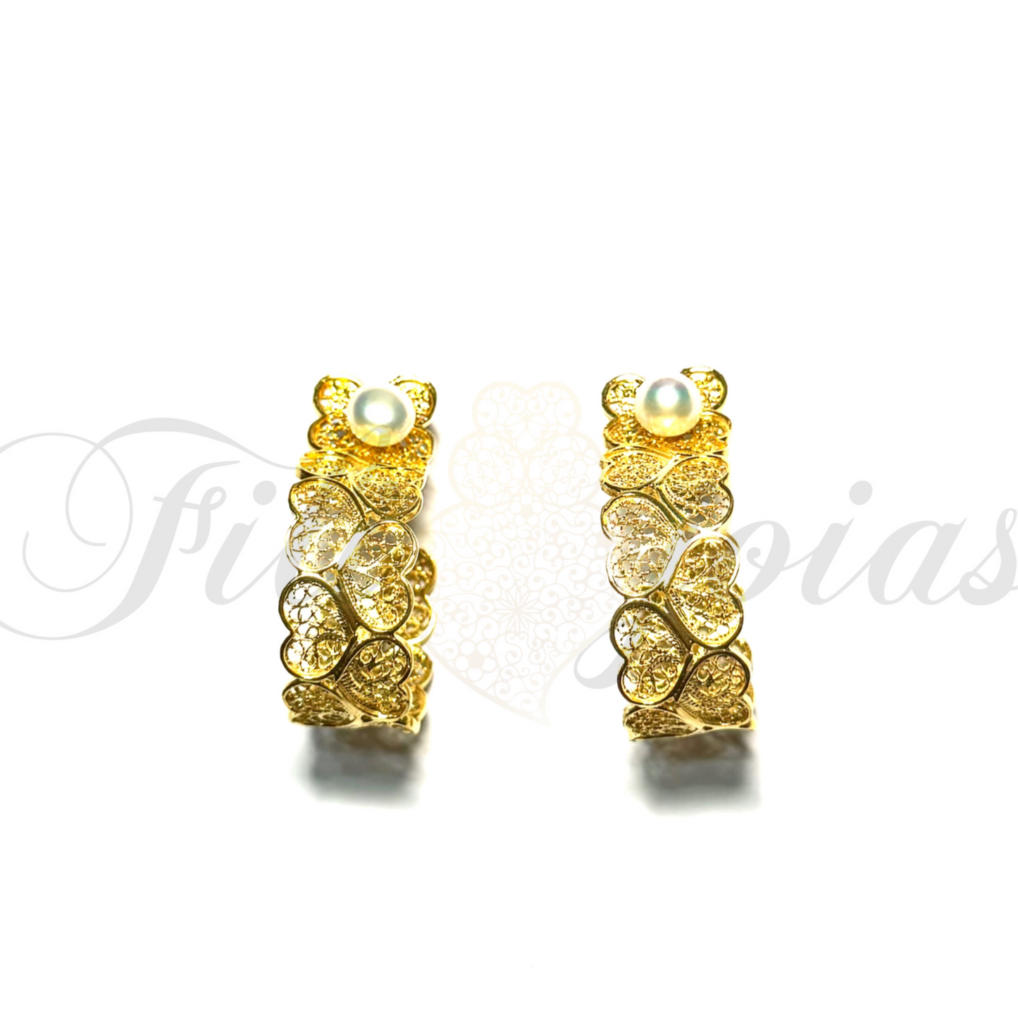 Brinco Argola de Filigrana