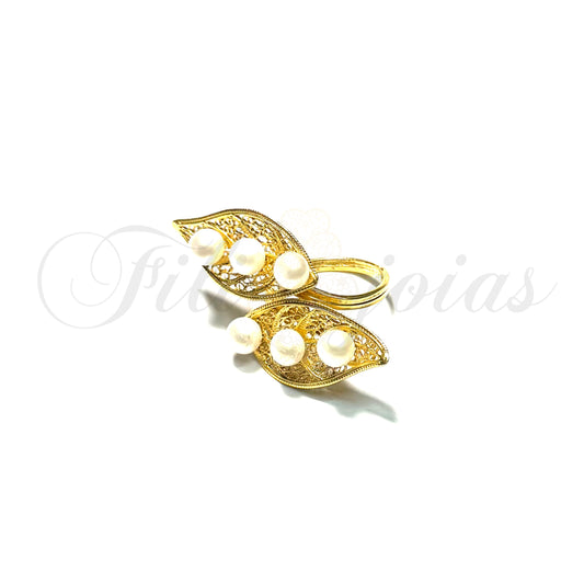 Anel Folhas de Filigrana