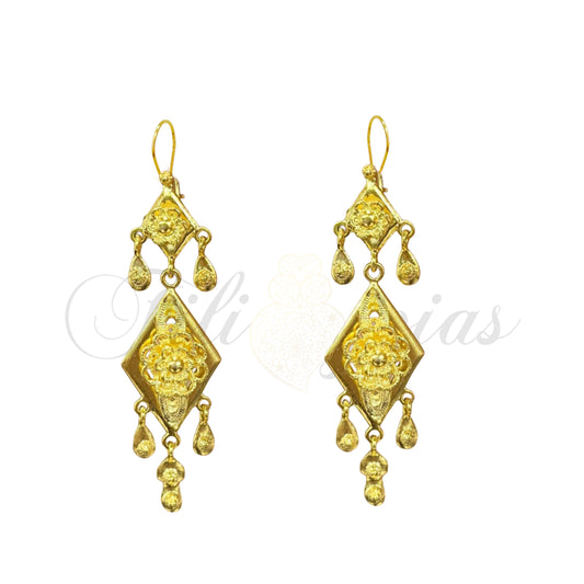Brinco Tradicional Gotas de Flor