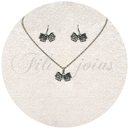 Conjunto Lacinho de Filigrana