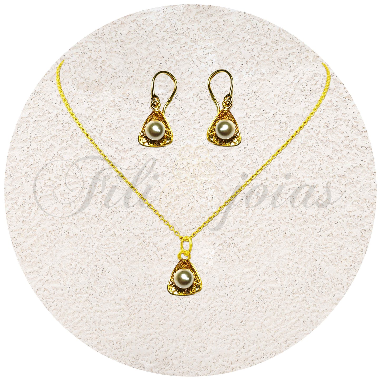 Conjunto Triângulo de pérola