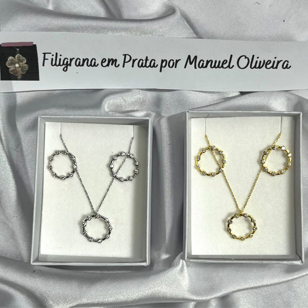 Conjunto Círculo de Zircónias