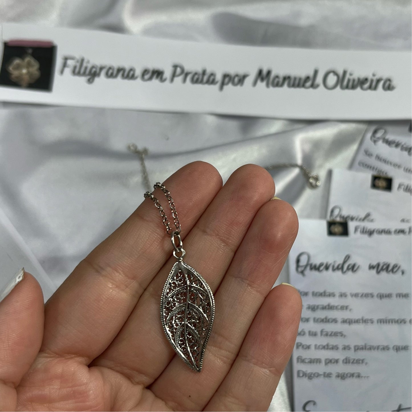 Medalha Folha de Filigrana