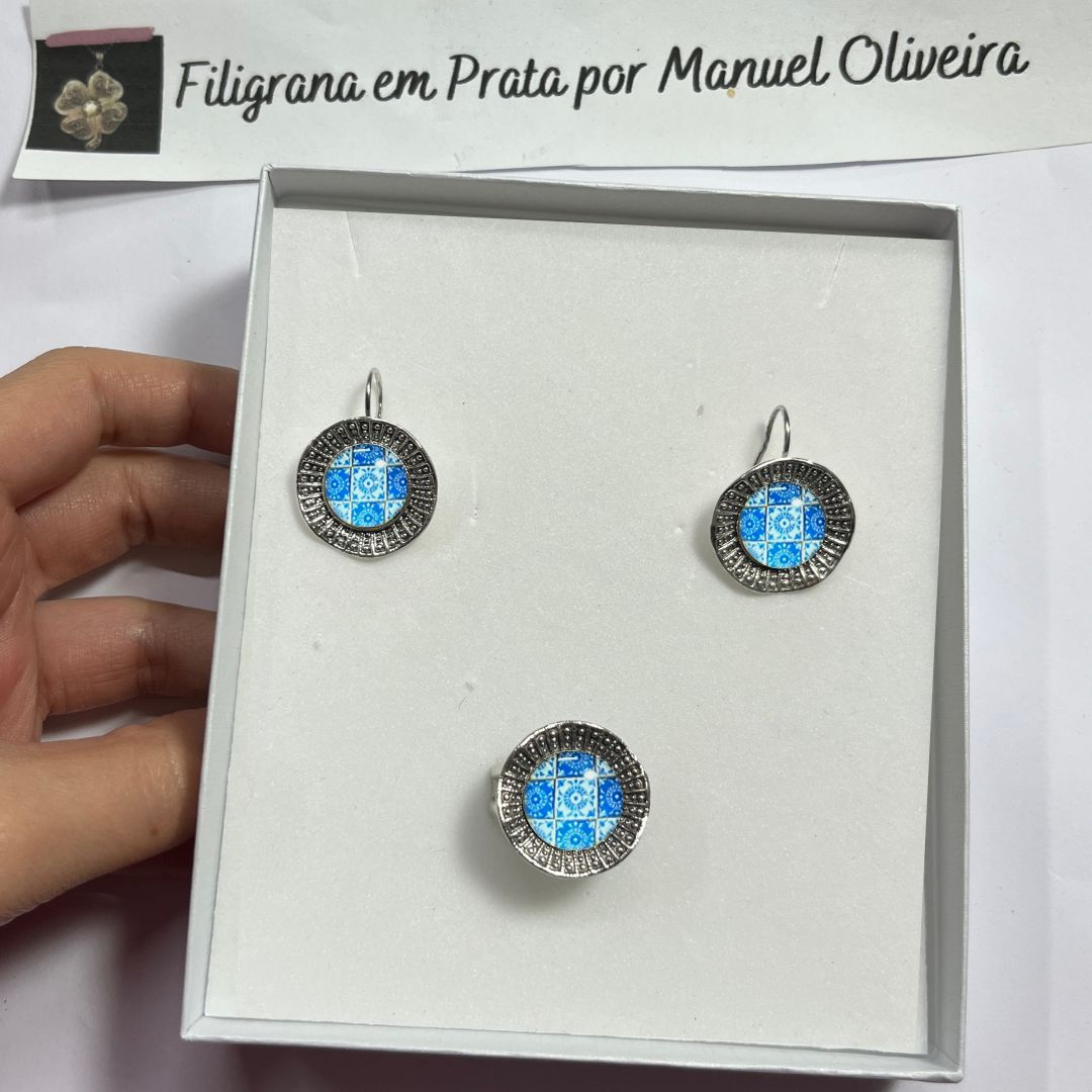 Conjunto Azulejo com padrão
