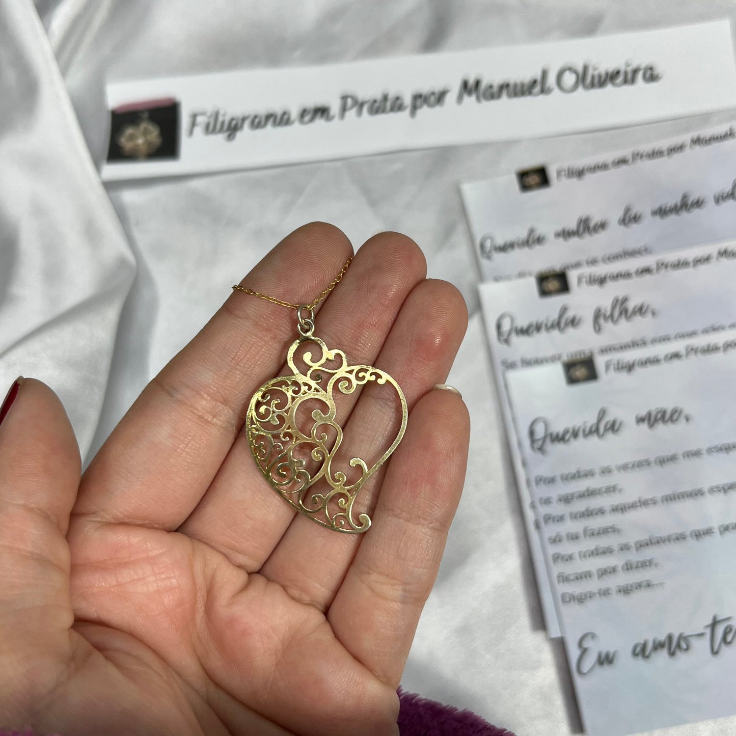 Cópia de Medalha Coração D’Ouro