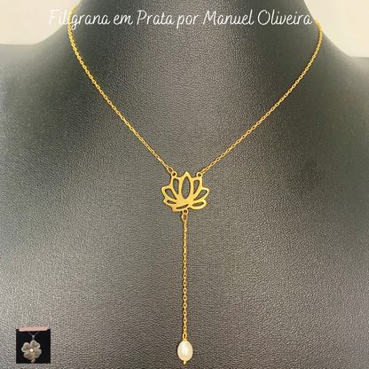 Colar Flor de Lotus